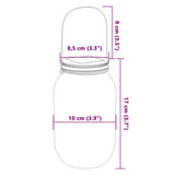 Solar Glass Light for Outdoor 12 pcs Warm White 4008204
