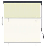 Outdoor Roller Blind 140x250 cm Cream 145971
