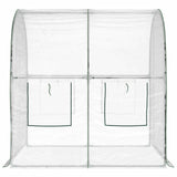 Greenhouse with Frame 160 x 200 x 192.5 cm PVC Transparent 42036862