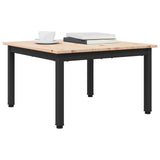 Coffee Table Natural 60 x 60 x 36 cm Solid Pine Wood 892759