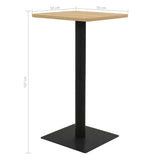 Bistro Table Oak Colour 50x50x107 cm 321924