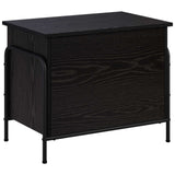 Storage Box Black Oak 60 x 40 x 49.5 cm Engineered Wood 8013668