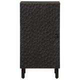 Side Cabinet Black 40x33x75 cm Solid Wood Mango 356843