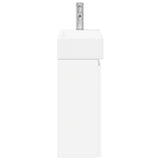 Bathroom Vanity Unit with Tap White 45.5 x 22.5 x 84 cm 889511