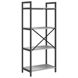 Bookshelf Grey Sonoma 56 x 34 x 133.5 cm Engineered Wood 883871