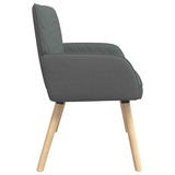 2 Seater Sofa with Solid Wood Legs 2-Seater Dark Grey 42051031