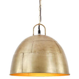 Industrial Vintage Hanging Lamp 25 W Brass Round 31 cm E27 320547