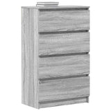 815076 Sideboard Grey Sonoma 60x35x98,5 cm Engineered Wood