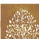 Garden Gate 100x75 cm Corten Steel Tree Design 153214
