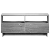TV Stand 90 x 34.5 x 40 cm Grey Sonoma Engineered Wood 8011474