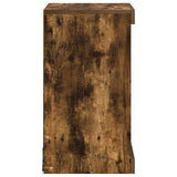 Sideboard with LED Lights Smoked Oak 41x37x67 cm 836725
