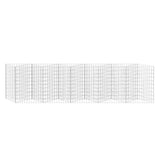 Gabion Basket Galvanised Steel 300x30x100 cm 142537