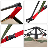 Camping Tent Dome 5-Person Green Quick Release 4004185