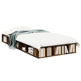 Bed Frame without Mattress Smoked Oak 100x200 cm 3280514