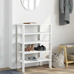 ZNTS Shoe Rack White 61x32x87.5 cm Engineered Wood 859851