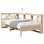 Bookcase Bed without Mattress 75x190 cm Solid Wood Pine 3324445