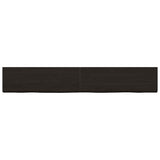 Bathroom Countertop Dark Brown 180x40x cm Treated Solid Wood 3156259