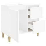 Bathroom Cabinet White 65x33x60 cm Engineered Wood 819820