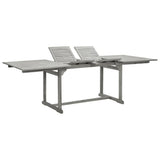 Garden Dining Table x100x75 cm Solid Acacia Wood 316573