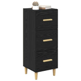 Sideboard Black oak 34.5 x 34 x 90 cm Engineered wood 880936