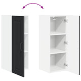 Wall Cabinet PORTO Black 30 x 31 x 80 cm Engineered Wood 885357