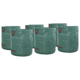 Garden Waste Bags 12 pcs Green 67 x 67 x 75.5 cm Polypropylene 42008106