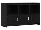 Sideboard Black Oak 98.5 x 33 x 80 cm Engineered Wood 8011140