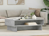 Coffee Table Concrete Grey 80 x 46 x 35 cm Engineered Wood 8000223