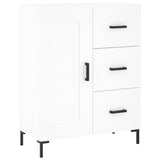 Highboard White 69.5x34x180 cm Engineered Wood 3200001