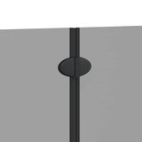 Shower Enclosure Dark Transparent 120 x 140 cm 42018546