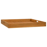 Serving Tray 60x60 cm Solid Teak Wood 315458