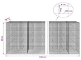 Gabion with 5 mm Wire and 5x5 cm Mesh 650x30x200 cm 3464215