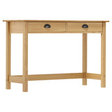 Console Table Hill with 2 Drawers 110x45x74 cm Solid Pine Wood 288991