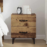 Bed Cabinet Old Wood 40 x 35 x 47.5 cm Engineered Wood 880565
