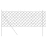 Chain Link Fence Grey 25 x 0.4 m Steel 42004819