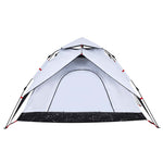 Camping Tent Dome 5-Person White Blackout Fabric Quick Release 4004188
