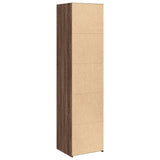 Highboard Brown Oak 45x41x185 cm Engineered Wood 3281679