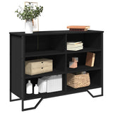 Sideboard Black 101x35.5x74.5 cm Engineered Wood 848554