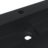 Wash Basin 60x38x11 cm Mineral Cast/Marble Cast Matt Black 155980