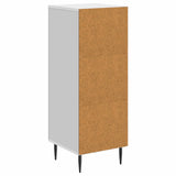 Sideboard High Gloss White 33 x 34.5 x 89.5 cm Engineered Wood 894829