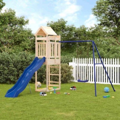 Outdoor Playset Solid Wood Pine 3156949