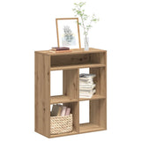 Book Cabinet Artisan Oak 66x31x80 cm Engineered Wood 860300