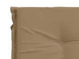 Sunlounger Cushion GEMERT 100% Polyester Taupe 190 x 70 x 9 cm 947424