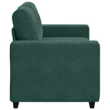 Sofa Dark Green 160 x 77 x 82 cm Fabric 4105112