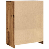 Bathroom Cabinet Old Wood 60x33x80 cm Engineered Wood 856287