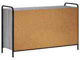 Sideboard Grey Sonoma 97 x 33 x 81 cm Engineered Wood 8013863