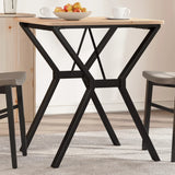 ZNTS Dining Table Legs Y-Frame 60x60x73 cm Cast Iron 357931