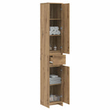 Bathroom Cabinet Artisan Oak 30 x 33 x 190 cm Engineered Wood 890759
