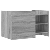 Coffee Table Grey Sonoma 80x50x50 cm Engineered Wood 848358