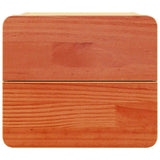 Bedside Table 2 pcs Brown 39 x 34 x 33 cm Solid pinewood 873510